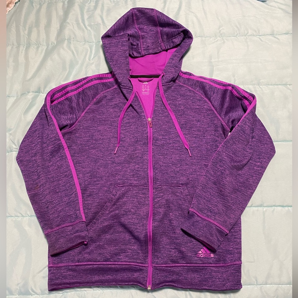 Women’s Purple Adidas Zip-up